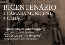 Olhão continua a celebrar Bicentenário da Câmara Municipal com espetáculo de videomapping
